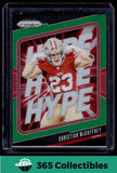 Prizm 2024 Panini Prizm #5 Christian McCaffrey Hype Green Prizm 49ers