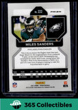 Prizm 2021 Panini Prizm #222 Miles Sanders Silver Prizm Philadelphia Eagles