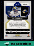 Panini 2021 Panini Prizm #71 Jalen Ramsey Orange Lazer Prizm Los Angeles Rams