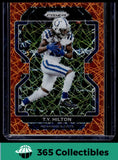 Panini 2021 Panini Prizm #21 T.Y. Hilton Orange Lazer Prizm Indianapolis Colts