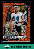 Panini 2024 Panini Prizm #349 Jeremiah Trotter Jr. Orange Disco Prizm Eagles