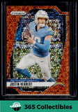 Prizm 2024 Panini Prizm #157 Justin Herbert Orange Disco Prizm Chargers