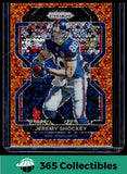 Prizm 2021 Panini Prizm #237 Jeremy Shockey Orange Disco Prizm New York Giants