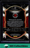 2020-21 Panini Select #89 Malachi Flynn Red And Yellow Shimmer Rookie Raptors