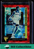 2020-21 Panini Flux #232 Jaden McDaniels Red Cracked Ice Minnesota Timberwolves