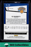 2019-20 Hoops Premium Stock #298 RJ Barrett Prizms Silver Rookie New York Knicks