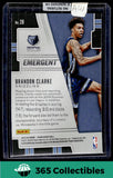 2019-20 Panini Prizm #28 Brandon Clarke Emergent Memphis Grizzlies