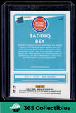 Optic 2020-21 Donruss Optic #169 Saddiq Bey Fanatics Basketball Detroit Pistons