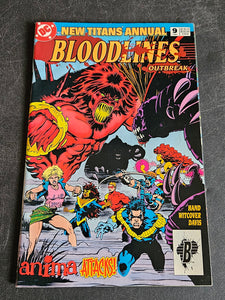 BLOODLINES OUTBREAK ANIMA ATTACKS #9 - 1993 - DETECTIVE COMICS - COMIC BOOK
