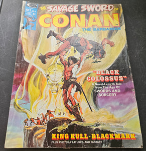 The Savage Sword of Conan The Barbarian - #2 - Black Colossus  - October 1974 - Marvel - Comic Book