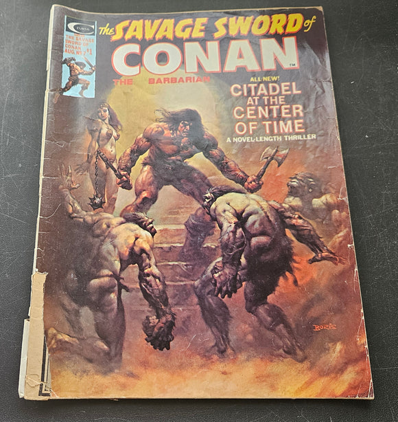 The Savage Sword of Conan The Barbarian - #7 - Citadel At The Center of Time  - August 1975 - Marvel - Comic Book
