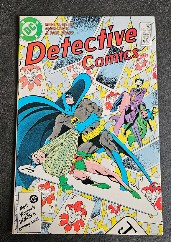DETECTIVE COMICS #569  -  DEC 86 - BATMAN & ROBIN W/ JOKER - COMIC BOOK