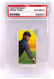 1909-11 T206 Tobacco Frank Owen Piedmont 150 PSA Authentic Old Label Vintage