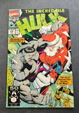 The Incredible Hulk - #378 - Rhino Plastered  (Christmas Story) - February 1991 - Marvel - Comic Book