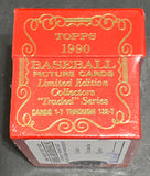 1990 Topps Traded Tiffany Baseball Sealed Set BBCE Wrapped