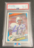 1984 Topps Dan Marino #123 Football Miami Dolphins NFL PSA 8 Auto 10