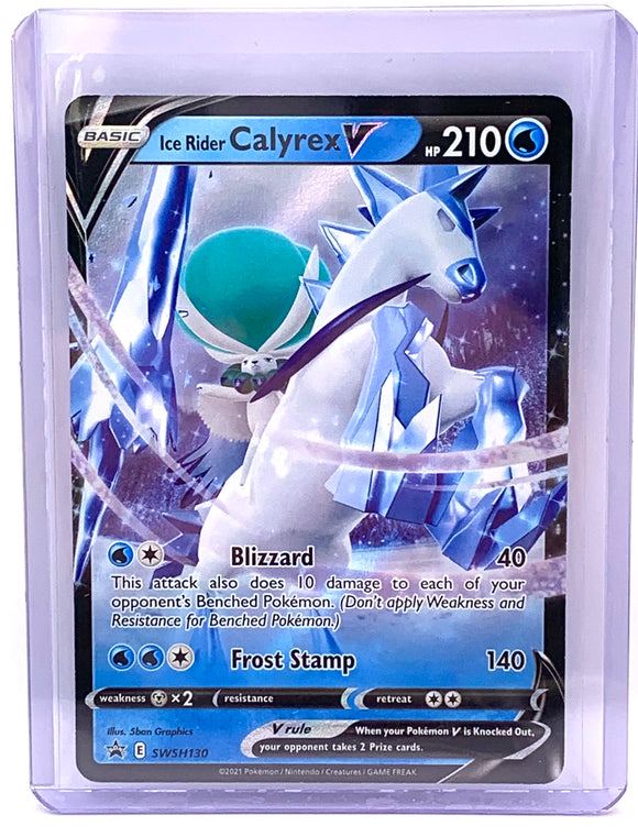 Pokemon Ice Rider Calyrex V - SWSH130 - SWSH: Sword & Shield Promo Cards