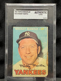1967 TOPPS VENEZUELAN 192 MICKEY MANTLE SGC AUTHENTIC