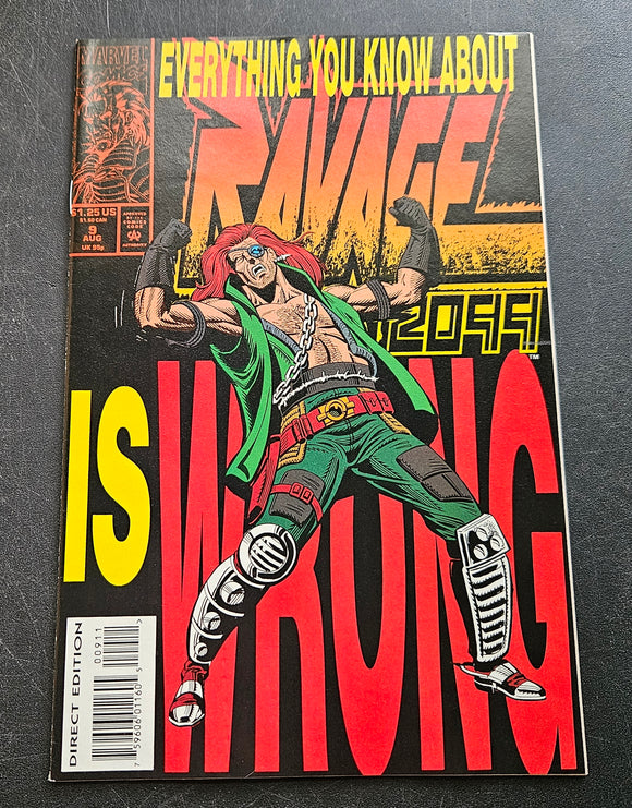 Ravage 2099 - #9 - Bio-Crash -  June 1993 - Marvel - Comic Book