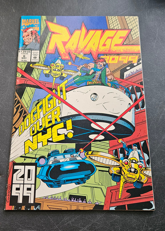 Ravage 2099 - #6 - Dogfight Over NYC! -  May 1993 - Marvel - Comic Book