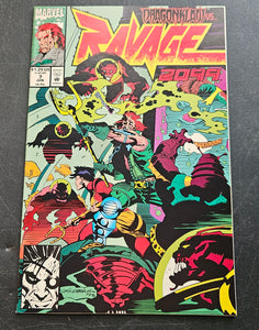 Ravage 2099 - #7 - The Vengeance of Dragonklaw! -  June 1993 - Marvel - Comic Book