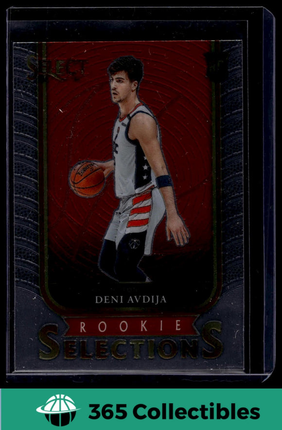2020-21 PANINI SELECT Deni Avdija ROOKIE #6 Basketball Wizards NBA