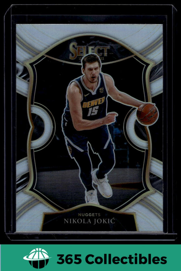 2020-21 Panini Select Nikola Jokic Green White Purple #58 Basketball Nuggets