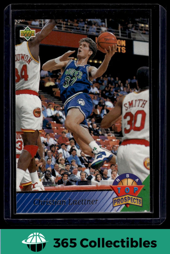 1992-93 Upper Deck Christian Laettner #472 Basketball Timberwolves
