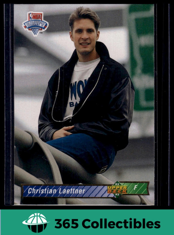 1992-93 Upper Deck Christian Laettner #3 Basketball Timberwolves