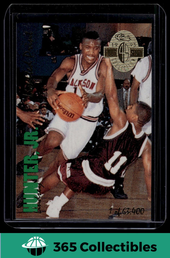 1993 Classic Draft Picks Lindsey Hunter Chromium #DS39 Basketball Jackson