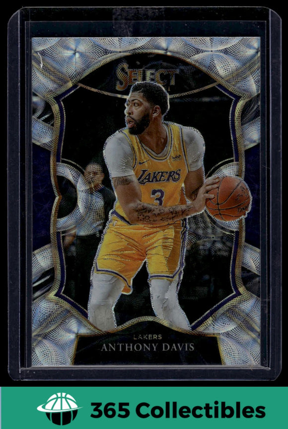 2020-21 Panini Select Anthony Davis Silver Prizm #45 Basketball Lakers