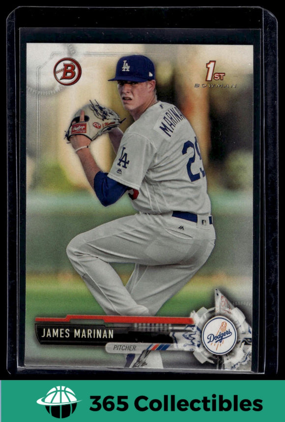 2017 Bowman Draft James Marinan rc #BD-169 Baseball Los Angeles Dodgers