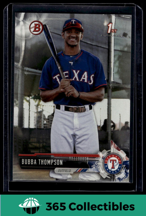 2017 Bowman Draft Bubba Thompson #BD-141 Baseball Texas Rangers