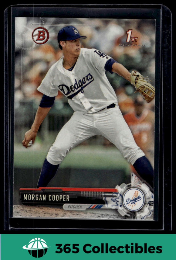2017 Bowman Draft Morgan Cooper #BD-30 Baseball Los Angeles Dodgers