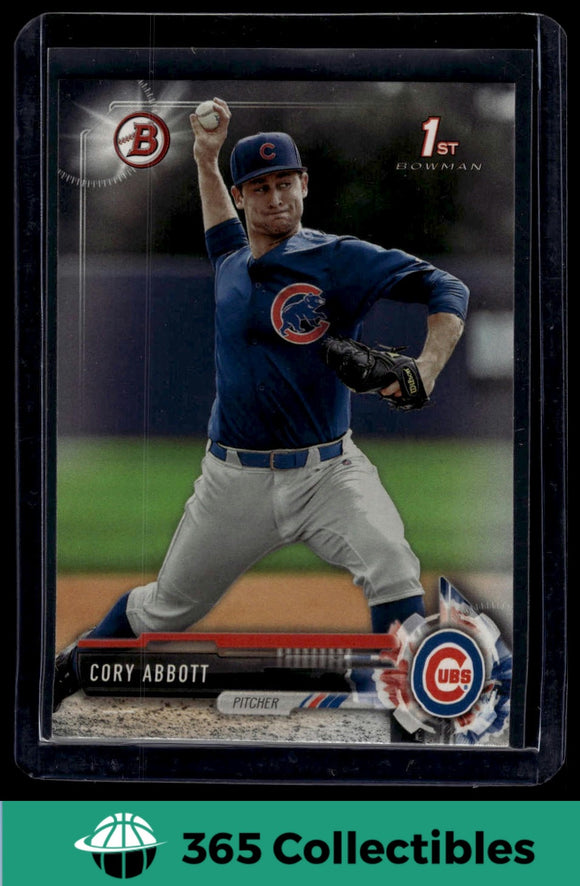 2017 Bowman Draft Cory Abbott #BD-43 Baseball Chicago Cubs
