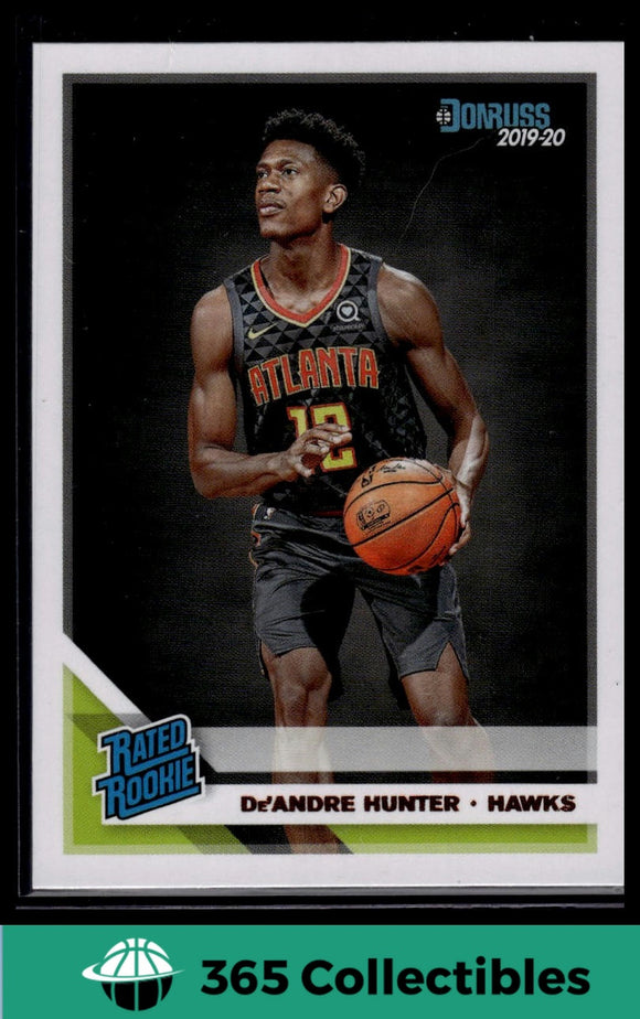 2019-20 Donruss De'Andre Hunter RC #204 Basketball Hawks