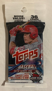 Topps 2018 Series One Fat Pack 36 Cards