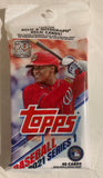 2021 Topps Series 1 MLB Baseball Value / Cello Pack 40 Cards Per Pack (Autograph & Relic Cards!) (FREE Sleeves)