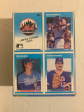 1987 fleer baseball logo stickers and trading cards Wax Box