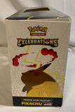 Pokemon Celebrations Premium Figure Collection Pikachu VMax Box (8 Celebrations 4-card booster packs per Box)