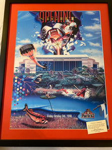 Florida Panthers Opening Day Limited Poster 1 of 1998 w/COA