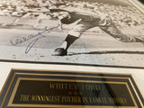 New York Yankees HOF P Whitey Ford Autographed Picture Framed #D2698 ProCo COA